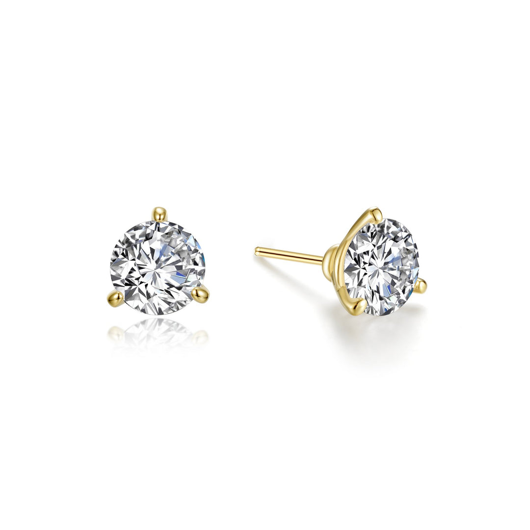 1.5 CTW 3 Prong Stud Earrings