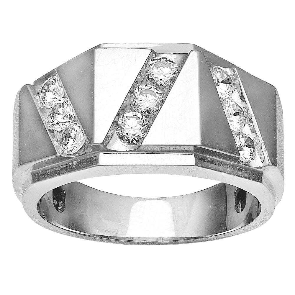 9-Stone Round Diamond Fashion Ring