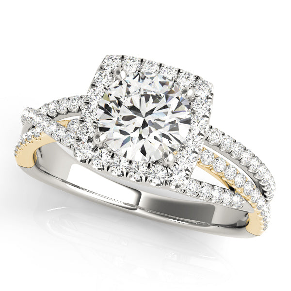 Halo Diamond Engagement Ring