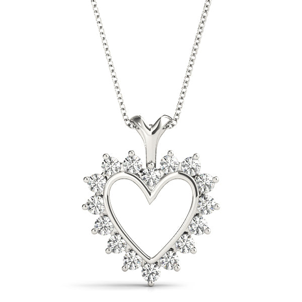 Multi-Diamond Round Pendant