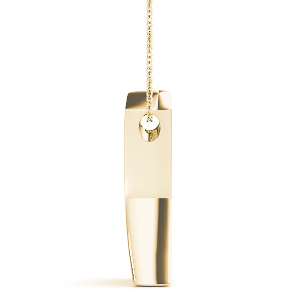 18K Yellow Gold 1/2 ct Diamond Fashion Pendant