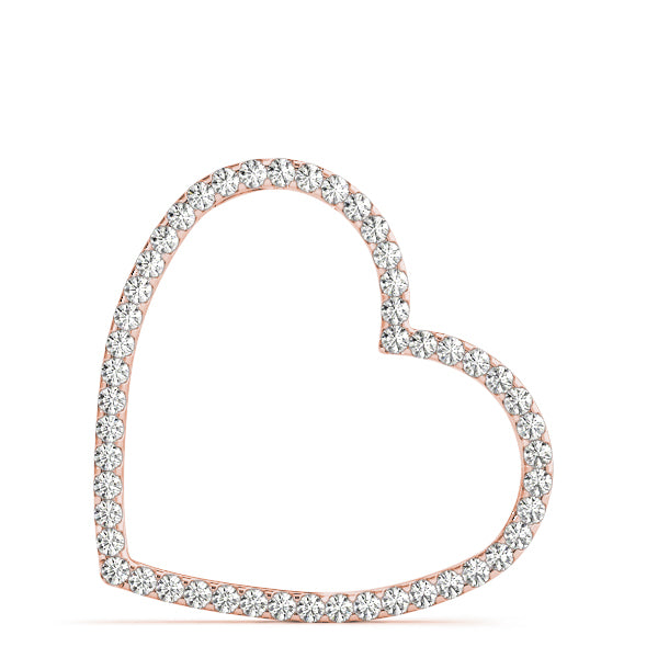 Rose Gold 1 CT Diamond Fashion Pendant