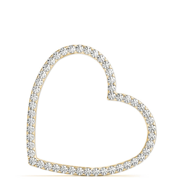 18K Yellow Gold Diamond Fashion Pendant