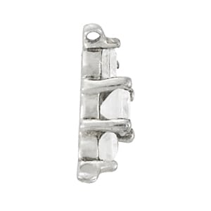 Three Stone Diamond Pendant