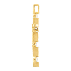 14K White Gold Diamond Fashion Pendant