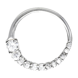 0.6 CTW Round Diamond Journey Pendant