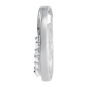 14K White Gold 1 CT Diamond Journey Pendant