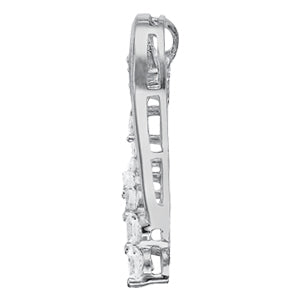 Platinum 1 CT Diamond Fashion Pendant Necklace