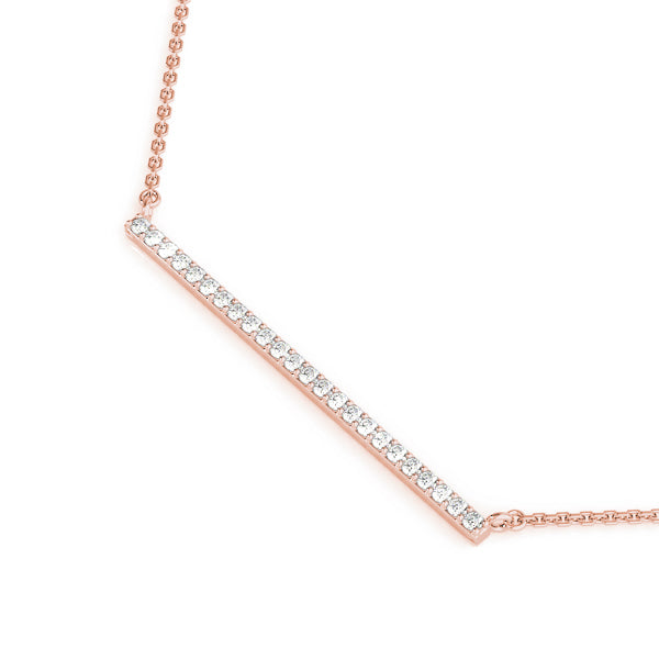 14K Rose Gold Round Diamond Fashion Ring