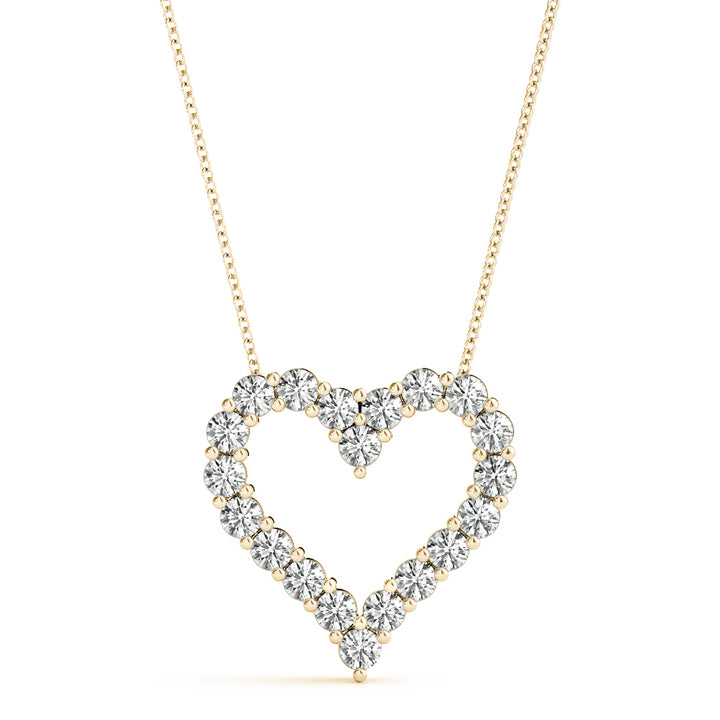 14K Yellow Gold Diamond Fashion Pendant