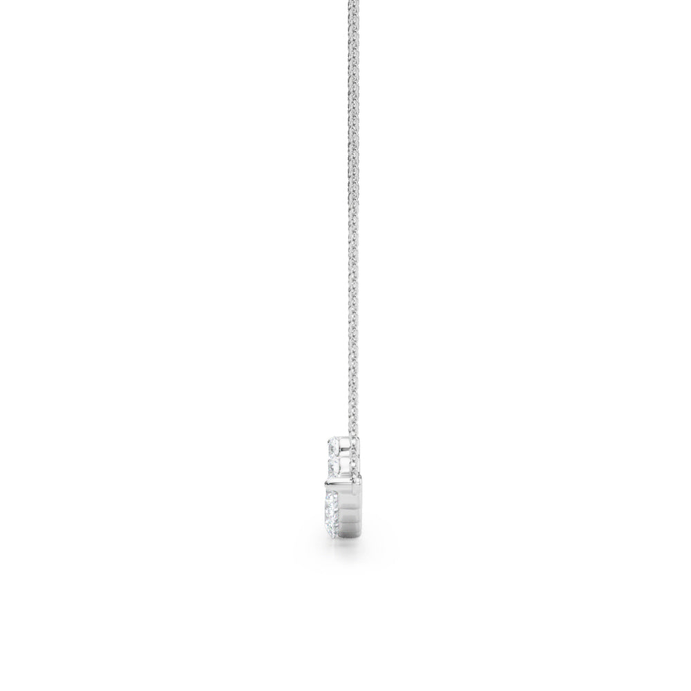 Platinum 1 CT Round Diamond Engagement Ring