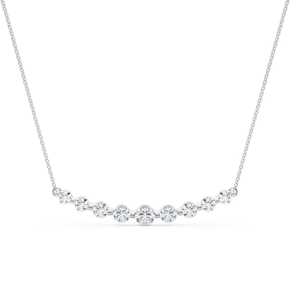 18K White Gold 1 CT Diamond Engagement Ring