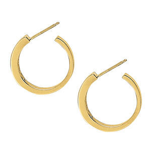 Platinum Diamond Accent Hoop Earrings