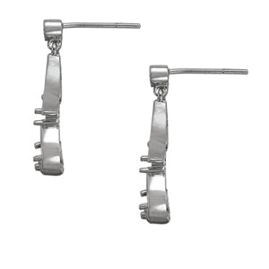 0.46 CT Round Diamond Stud Earrings