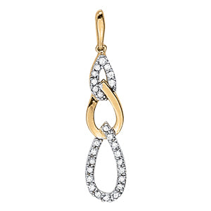 14K White Gold Diamond Fashion Earrings