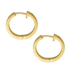 18K White Gold Diamond Fashion Hoop Earrings