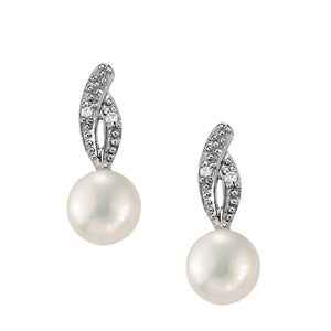 Round Diamond Stud Earrings