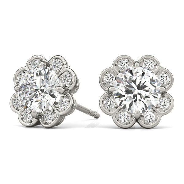 Halo Diamond Earring