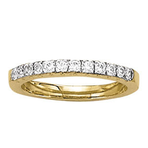 18K White Gold Multi-Diamond Wedding Band