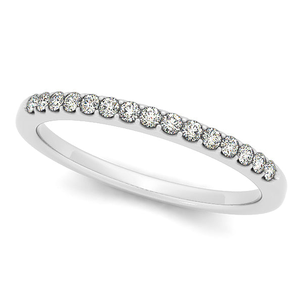 18K White Gold Diamond Wedding Ring