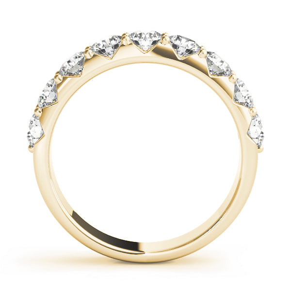 18K Yellow Gold 0.18 CT Diamond Wedding Band