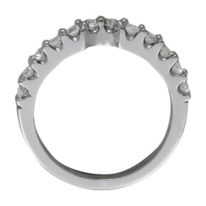 18K White Gold Diamond Wedding Ring