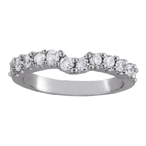 Platinum White Diamond Wedding Ring