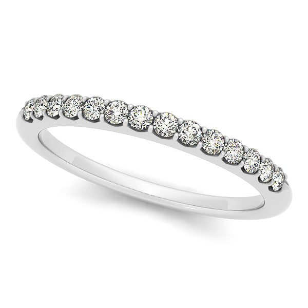 18K White Gold Diamond Wedding Ring