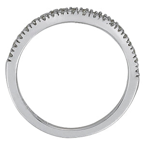 Platinum 1/10 ctw Multi-Stone Diamond Wedding Ring