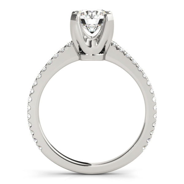 14K White Gold 1.25 ctw Diamond Engagement Ring