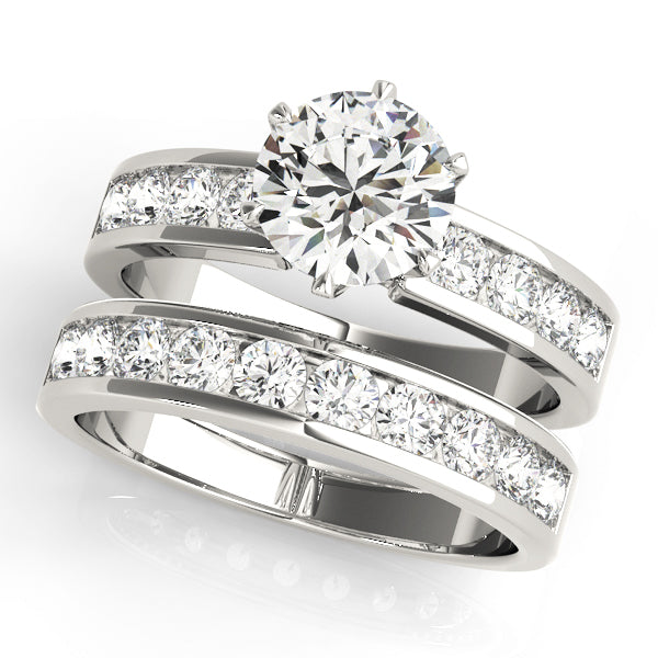 Platinum 1.5 CT Round Diamond Engagement Ring