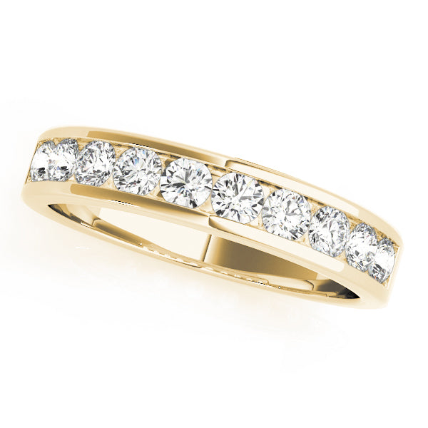 18K Yellow Gold 0.75ctw Diamond Wedding Band