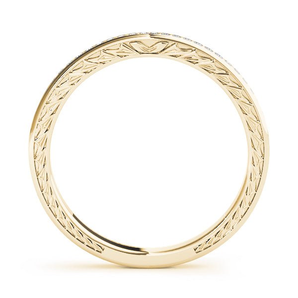 18K Yellow Gold Diamond Wedding Ring