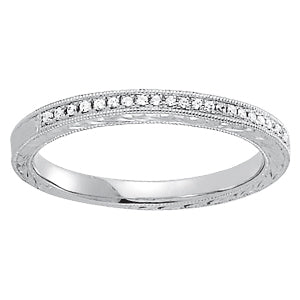 Platinum White Diamond Wedding Ring