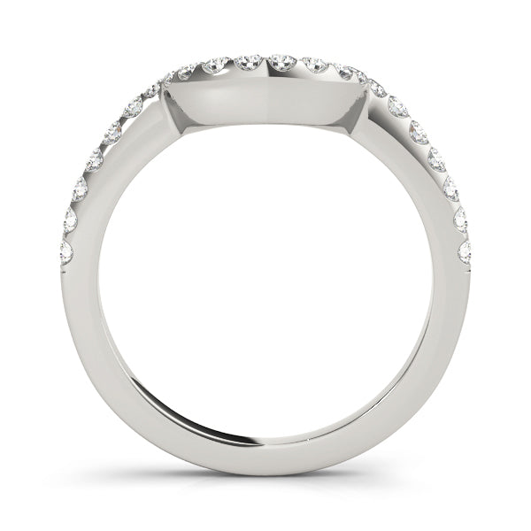 18K White Gold Diamond Wedding Ring