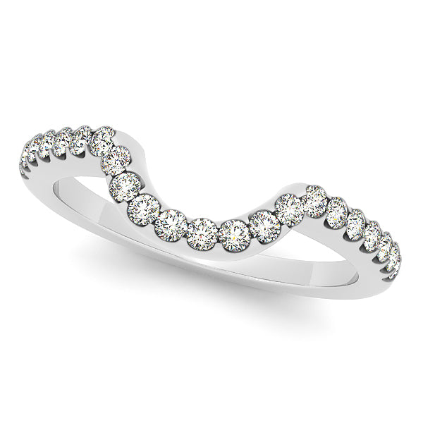 18K White Gold Diamond Wedding Ring
