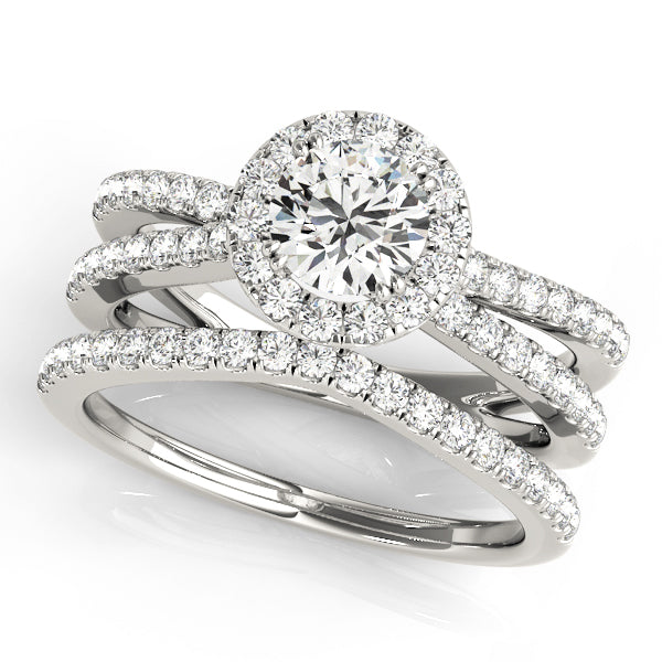 Halo Diamond Engagement Ring