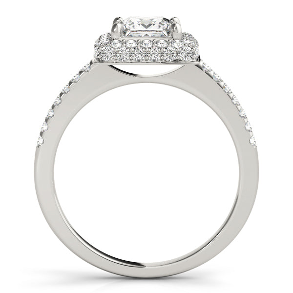 14K White Gold 1.20ctw Diamond Engagement Ring