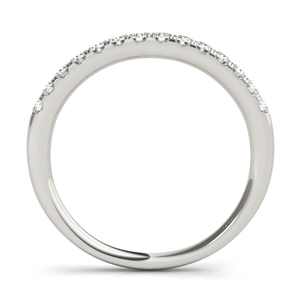 14K White Gold Diamond Wedding Ring