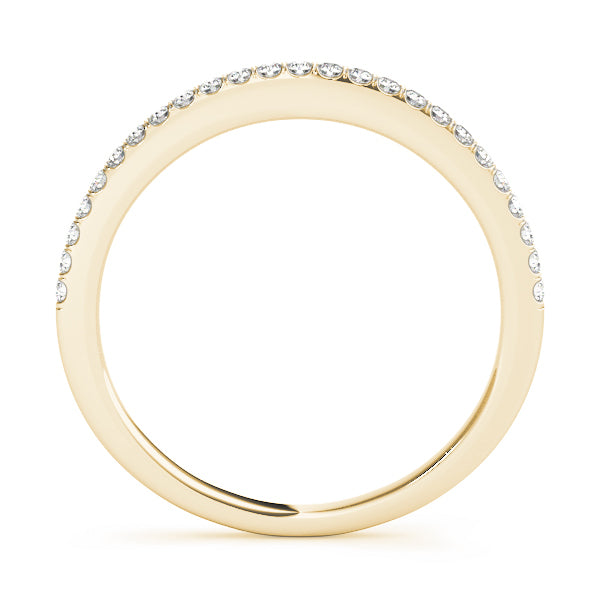 14K Yellow Gold 1/10 ct tw Diamond Wedding Ring