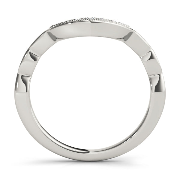 18K White Gold Diamond Wedding Ring