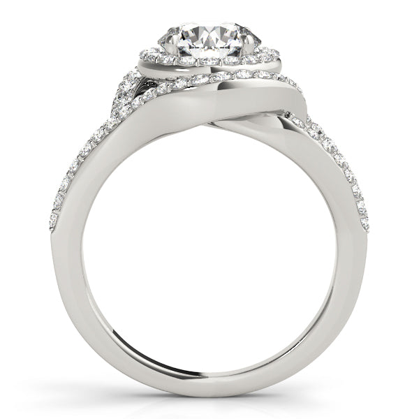 Halo Diamond Engagement Ring