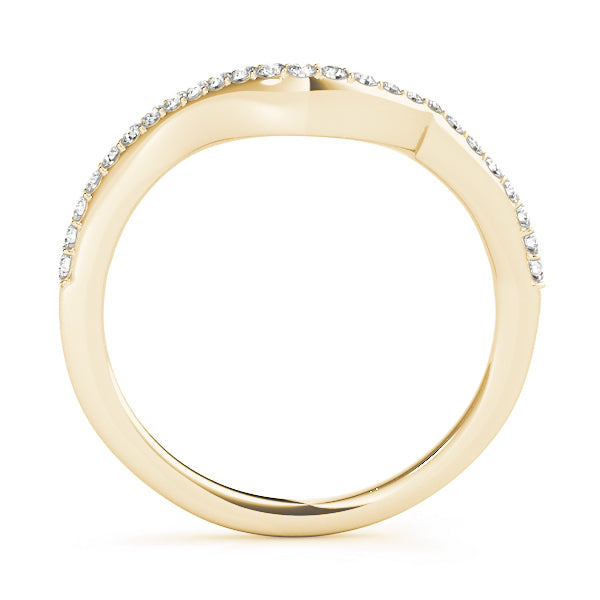 18K Yellow Gold 1/4 ct tw Diamond Wedding Ring