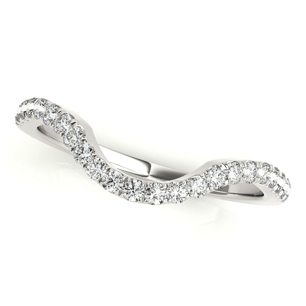 18K Rose Gold Diamond Wedding Ring