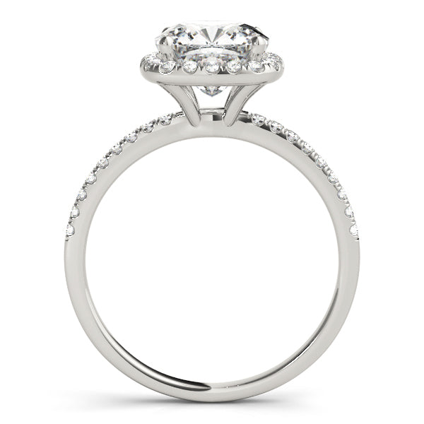 Halo Diamond Engagement Ring