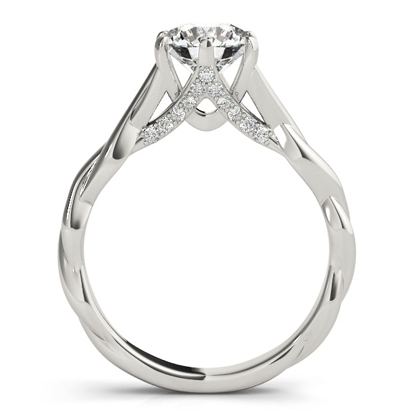 18K White Gold 1 ct Diamond Engagement Ring