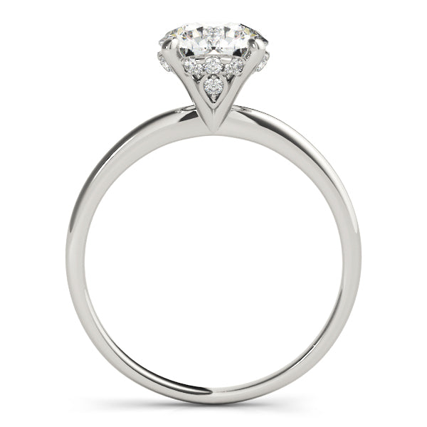 Platinum White 1 CT Diamond Engagement Ring