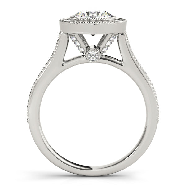 Halo Diamond Engagement Ring