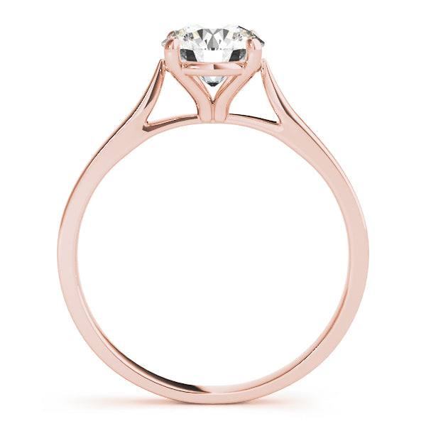 14K Rose Gold 1 ct tw Solitaire Diamond Engagement Ring