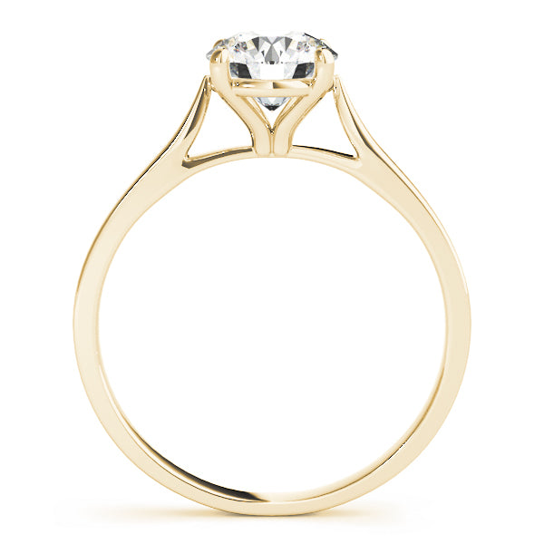 18K Yellow Gold 1 CT Diamond Engagement Ring